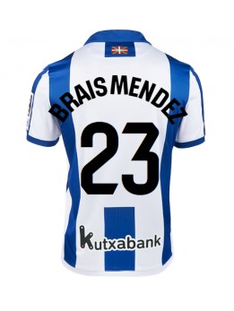 Real Sociedad Brais Mendez #23 Replika Hemmakläder 2024-25 Kortärmad